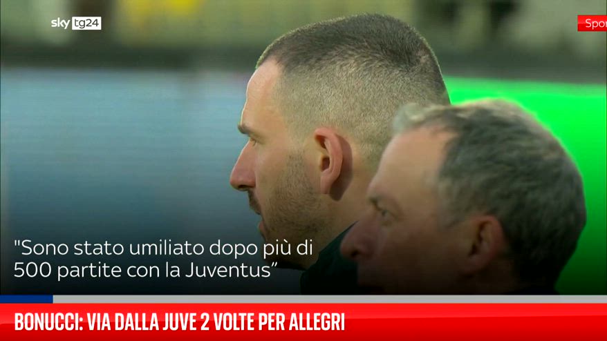 Bonucci sull'addio alla Juve: "Via due volte per colpa di Allegri"