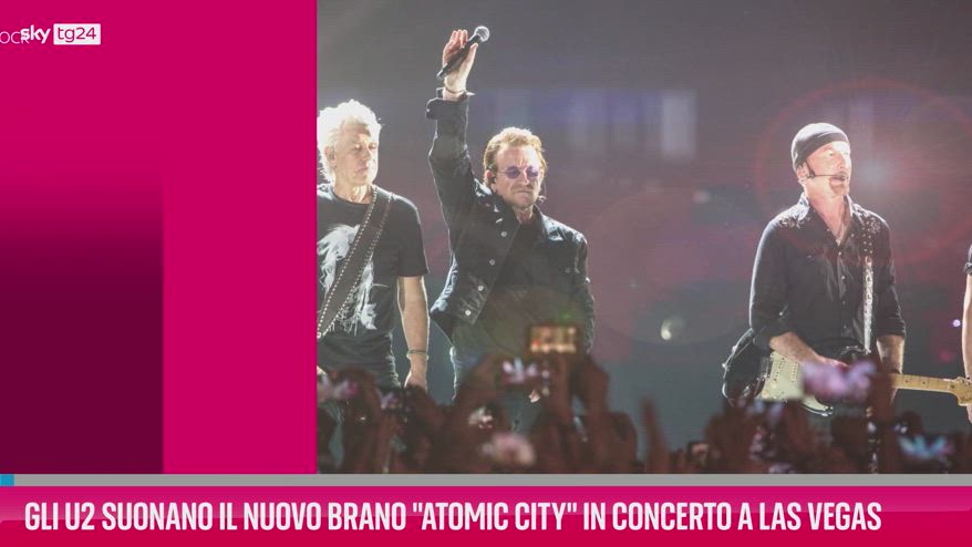 VIDEO Gli U2 suonano "Atomic city" al concerto di Las Vegas