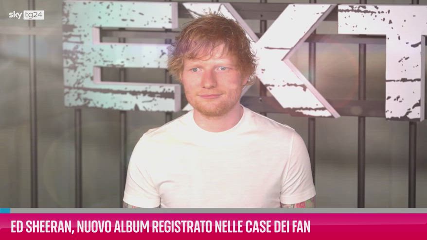 VIDEO Ed Sheeran, nuovo album registrato nelle case dei fan