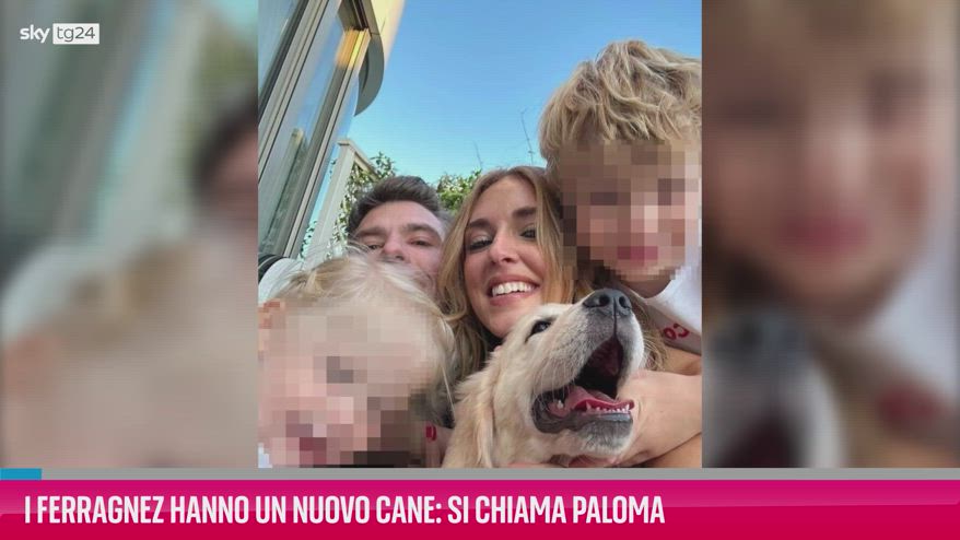 VIDEO I Ferragnez hanno un nuovo cane: si chiama Paloma