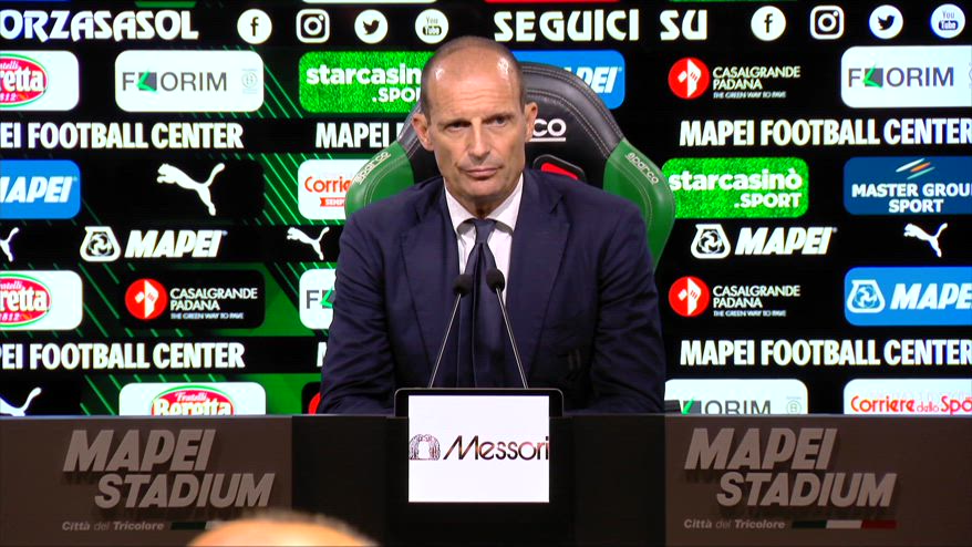 sassuolo juventus allegri intervista