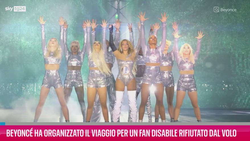 VIDEO Beyoncé ha organizzato il viaggio per un fan disabile