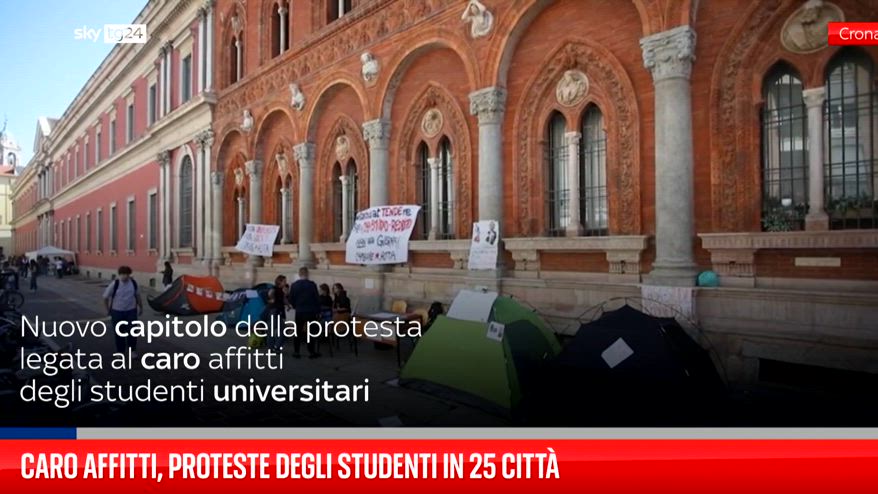 Caro affitti, proteste degli studenti in 25 citt�