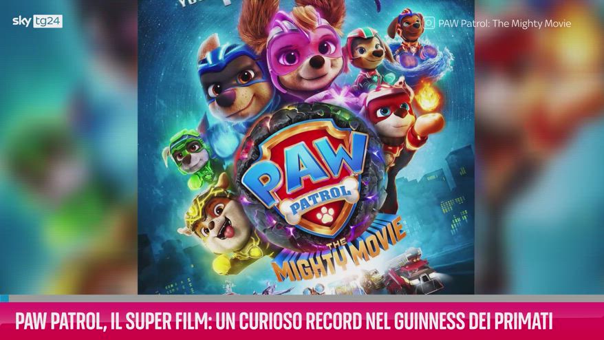 VIDEO Paw Patrol, Il Super Film: il curioso record
