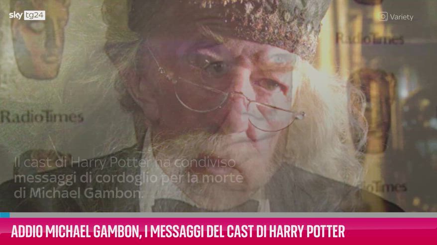 VIDEO Michael Gambon, l'addio del cast di Harry Potter