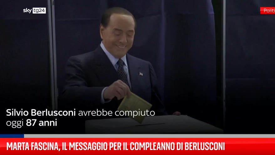 Marta Fascina, il messaggio per il compleanno di Berlusconi