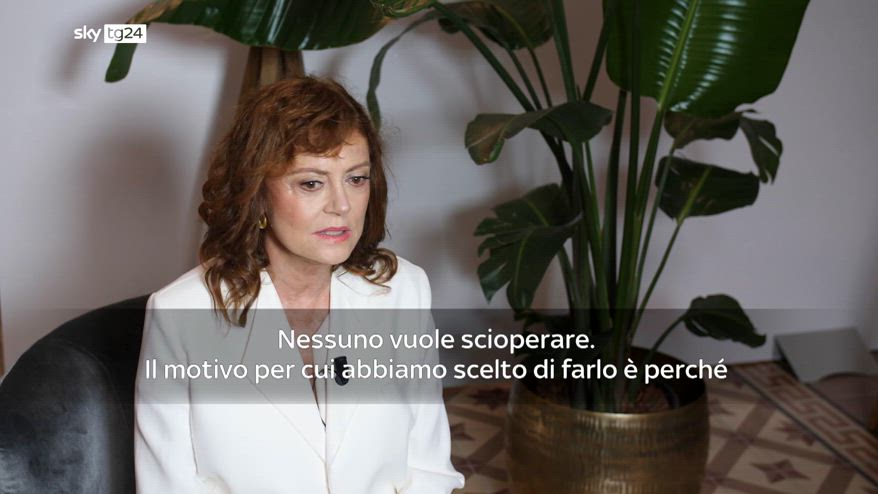 Lucca Film Festival, Susan Sarandon: "Lo sciopero di attori e sceneggiatori � importantissimo" INTERVISTA