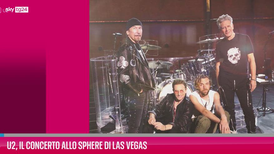 VIDEO U2, il concerto allo Sphere di Las Vegas