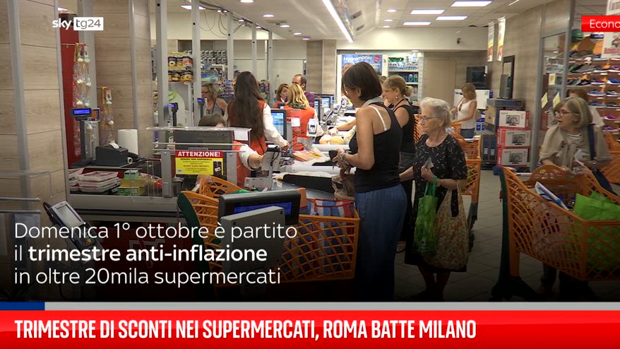 Carrello tricolore, i supermercati con pi� sconti per il trimestre anti inflazione