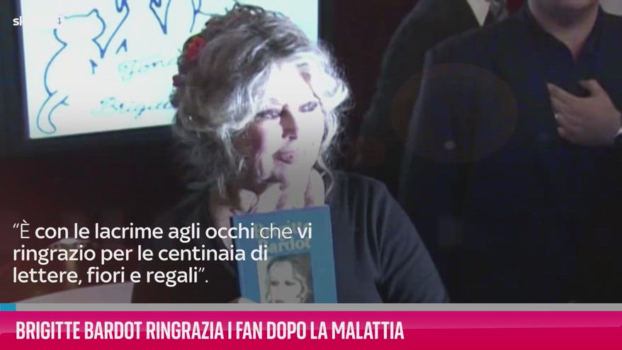 VIDEO Brigitte Bardot ringrazia i fan dopo la malattia