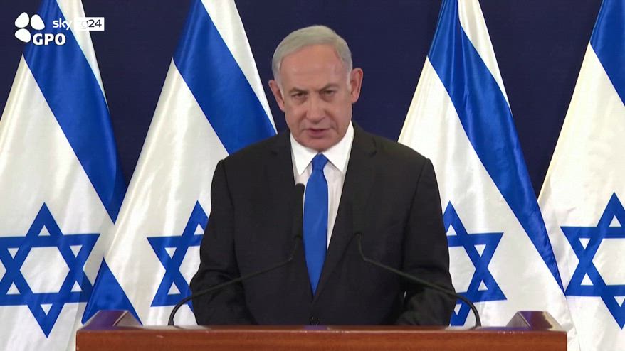 Guerra Medioriente, Netanyahu: ora mondo sa, Hamas è l'Isis