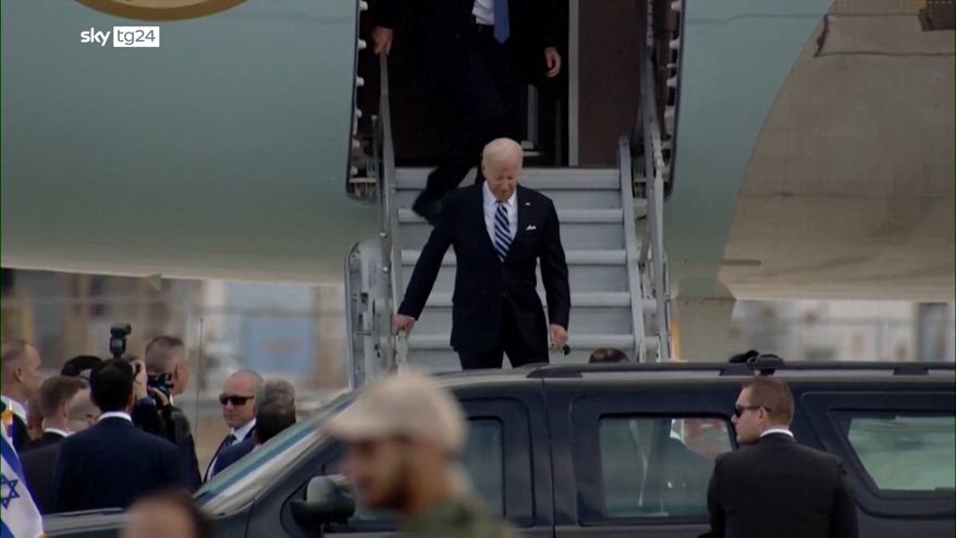 Biden arriva in Israele. Ad attenderlo Netanyahu