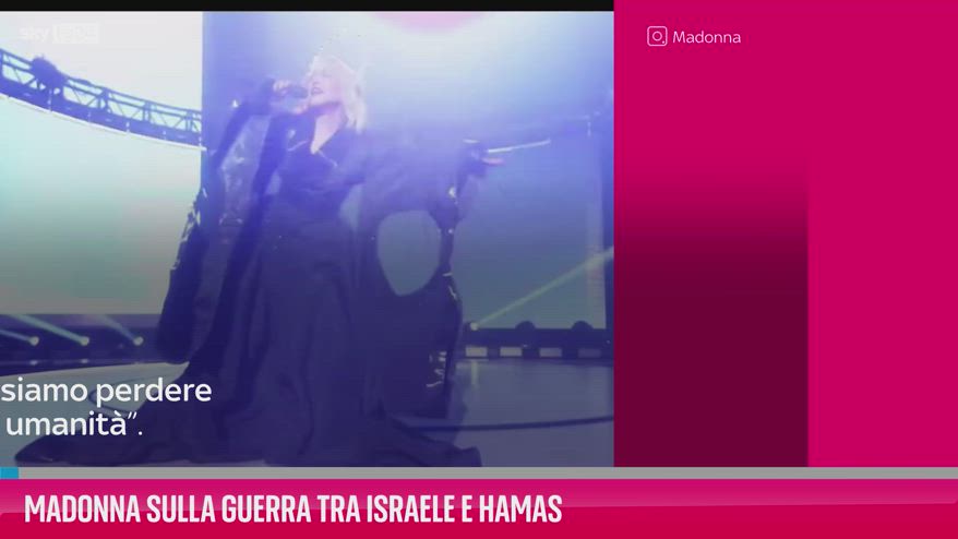 VIDEO Madonna sulla guerra tra Israele e Hamas