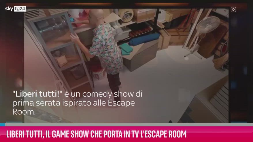 VIDEO Liberi tutti: l'escape room arriva in TV