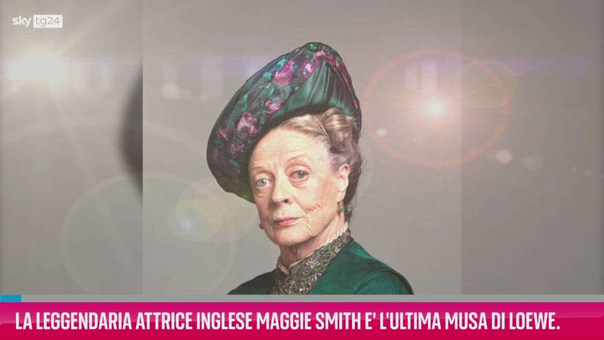 VIDEO Maggie Smith è l'ultima musa di Loewe