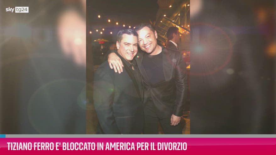 VIDEO Tiziano Ferro: “Il divorzio mi blocca in California”