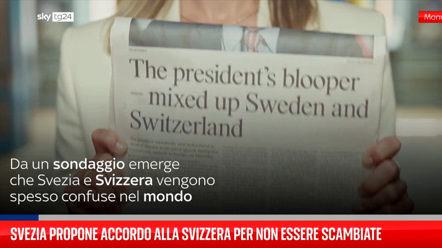 Svezia propone accordo a Svizzera per non essere scambiate