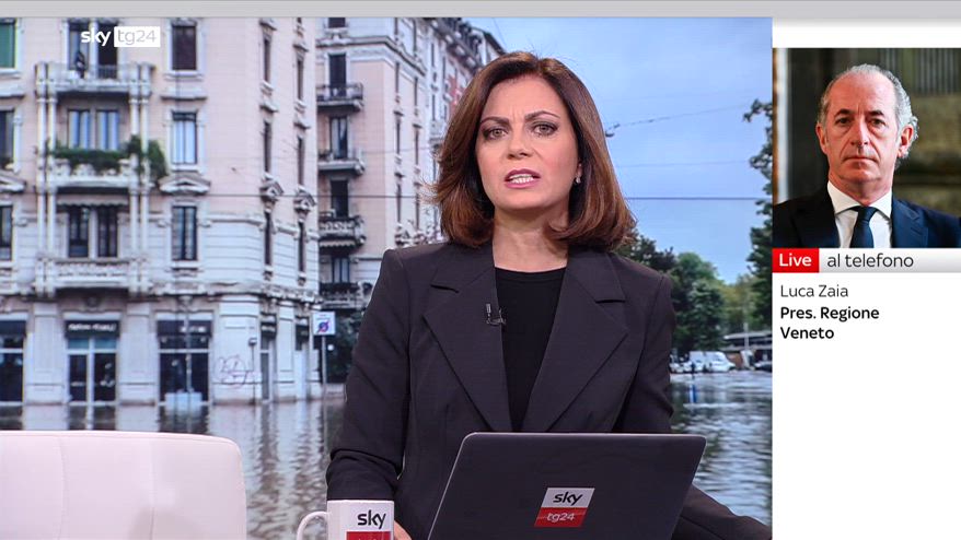 Maltempo, Zaia a Sky Tg24: