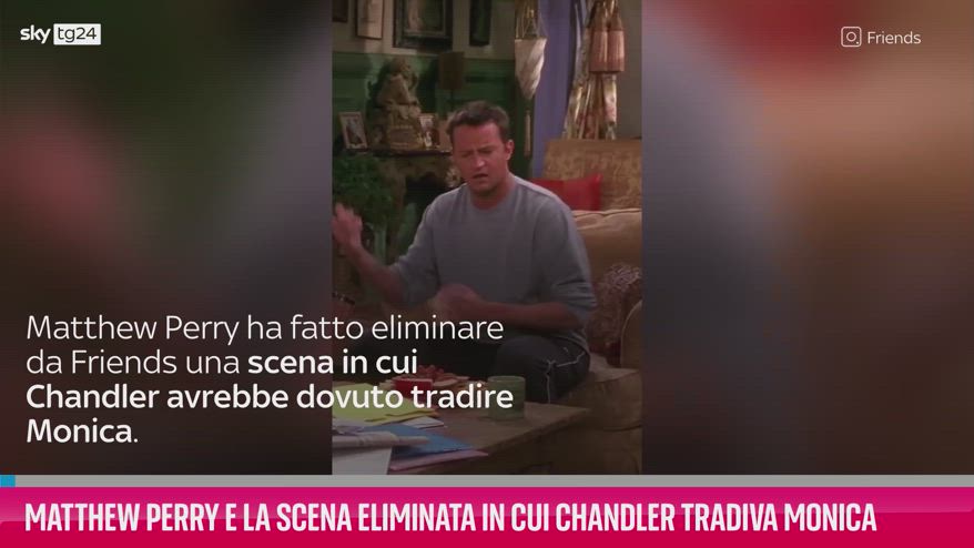 VIDEO Matthew Perry fece eliminare una scena da Friends