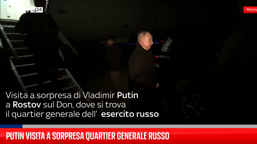 Putin visita a sorpresa quartier generale russo