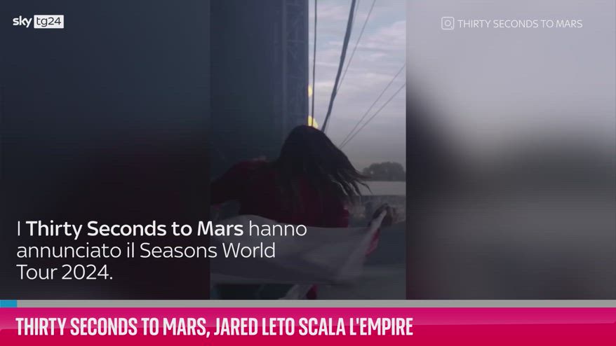 VIDEO Thirty Seconds To Mars, Jared Leto scala l'Empire
