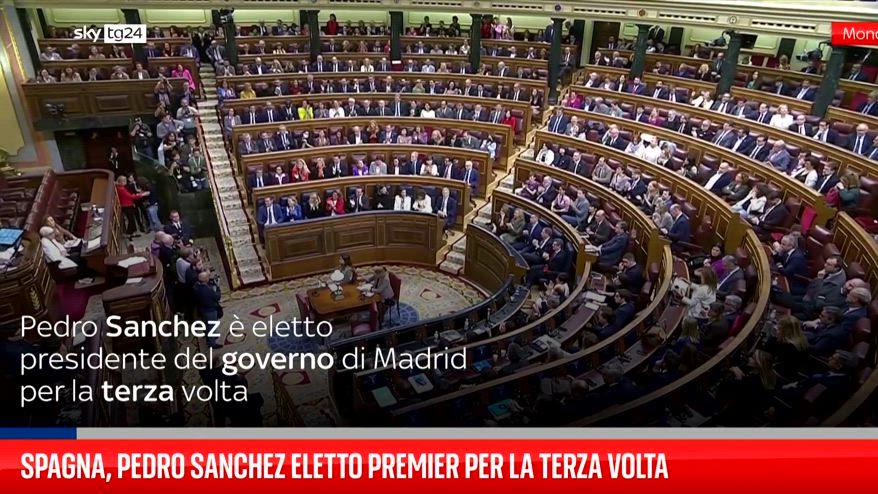Spagna, Pedro Sanchez eletto premier per la terza volta