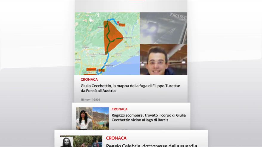 I titoli di Sky Tg24 del 19 novembre, edizione delle 8