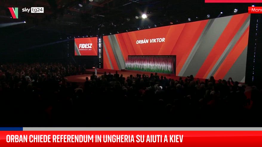 Guerra Ucraina, Orban vuole referendum in Ungheria su aiuti a Kiev