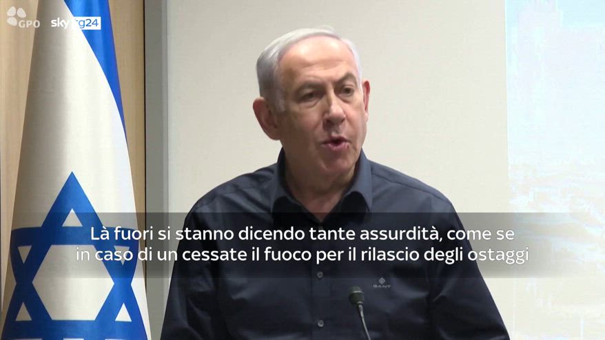 Medioriente, Netanhayu: scelta ostaggi difficile, ma giusta