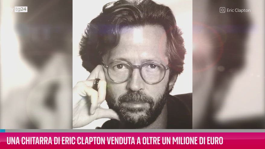 VIDEO Chitarra Eric Clapton venduta più di un milione di eu