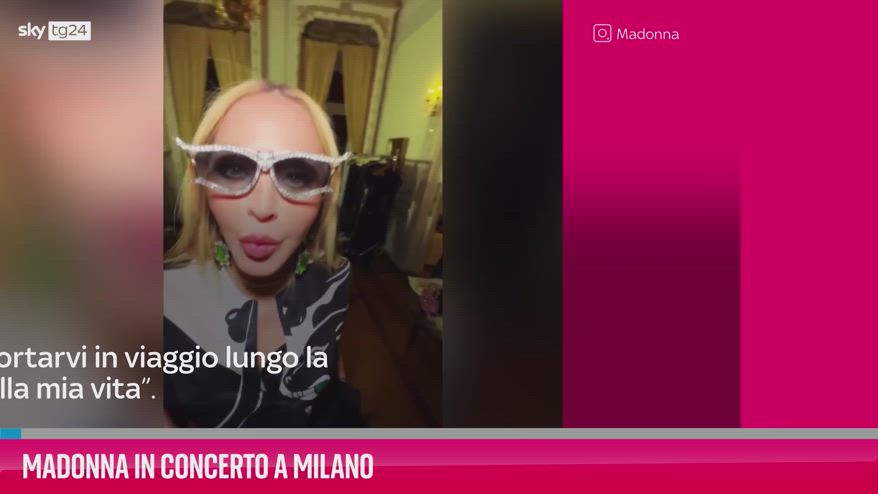 VIDEO Madonna in concerto a Milano