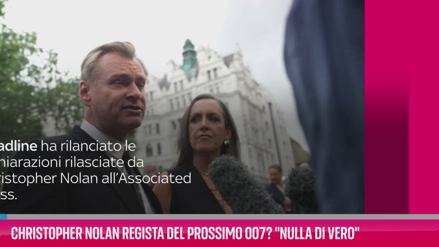VIDEO Nolan regista del prossimo 007? "Nulla di vero"