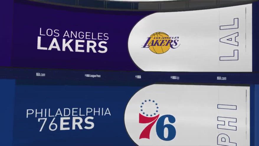 NBA Highlights: Philadelphia-L.A. Lakers 138-94