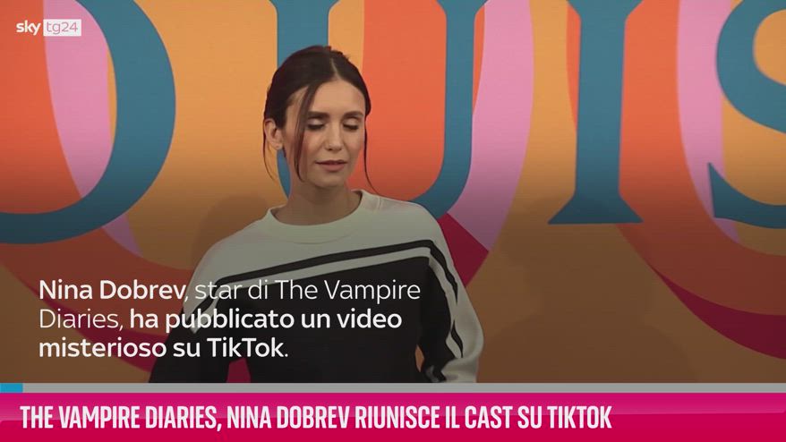VIDEO The Vampire Diaries: Nina Dobrev riunisce il cast