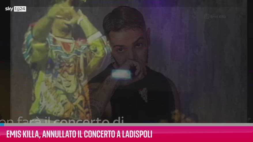 VIDEO Emis Killa, cancellato il concerto a Ladispoli