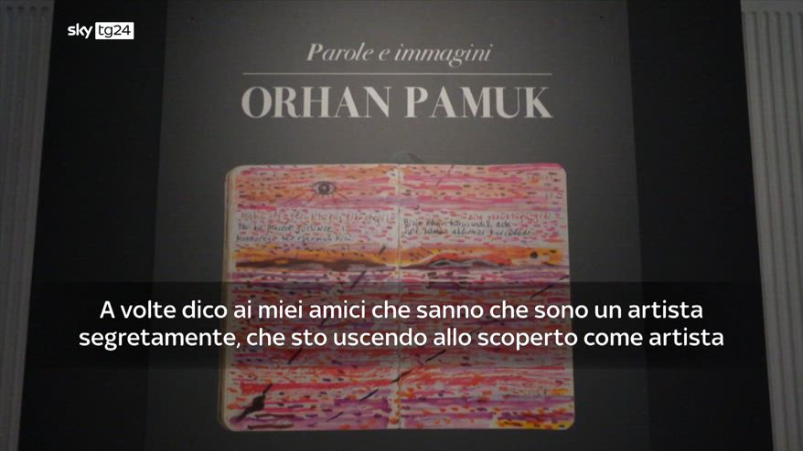Orhan Pamuk, i suoi notebook in mostra al Labirinto della Masone