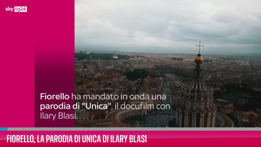 VIDEO Fiorello, parodia Unica di Ilary Blasi