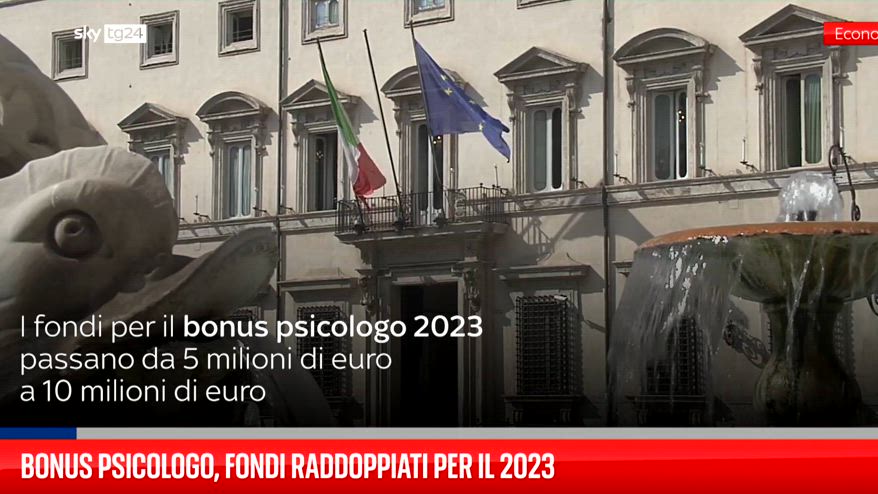 Bonus psicologo, fondi raddoppiati per il 2023