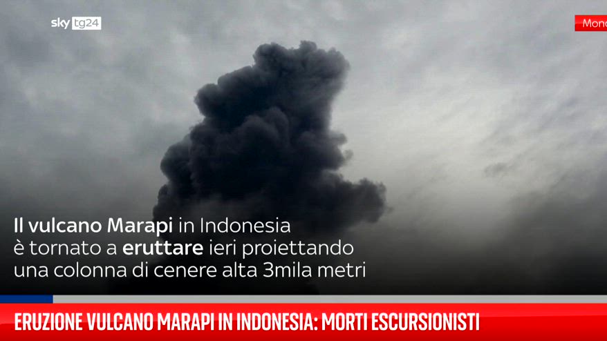 Eruzione vulcano Marapi in Indonesia: morti escursionisti