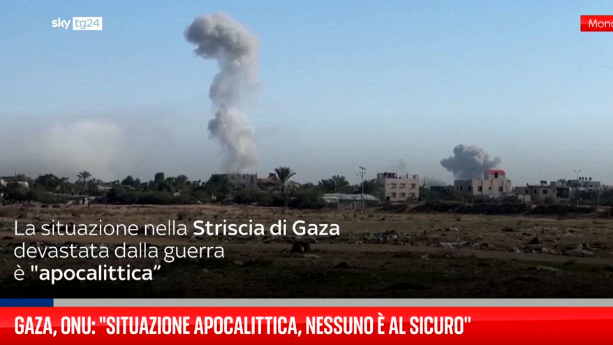 Guerra Israele, Onu: "A Gaza situazione apocalittica, nessuno � al sicuro"
