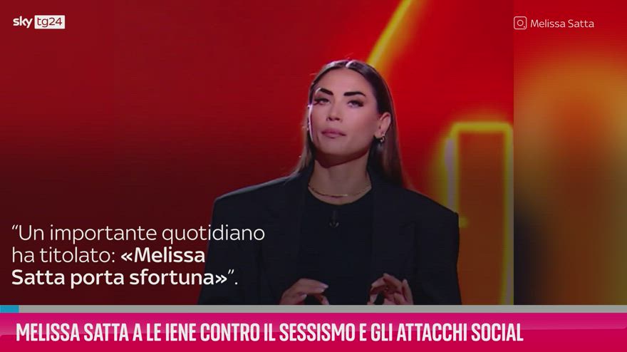 VIDEO Melissa Satta a Le Iene contro il sessismo