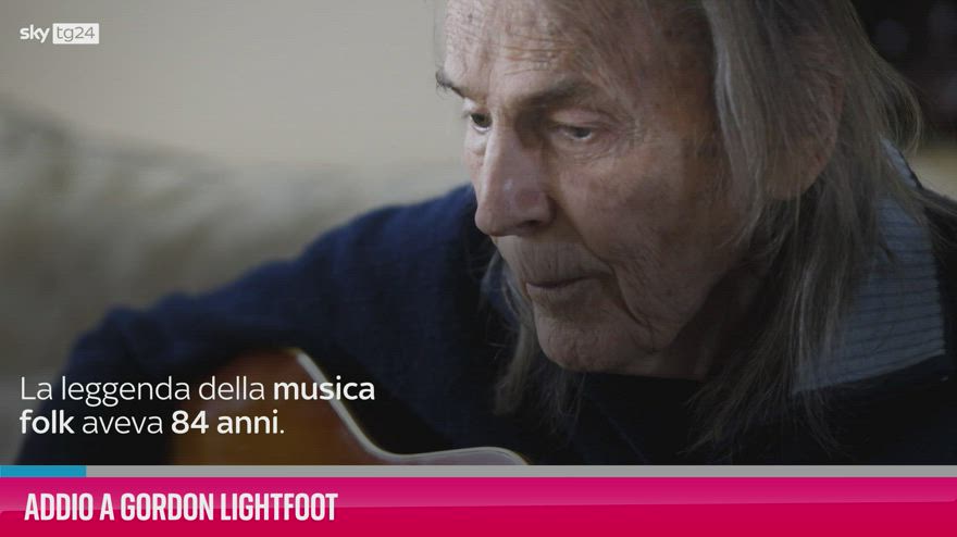 VIDEO Addio a Gordon Lightfoot, leggenda della musica folk