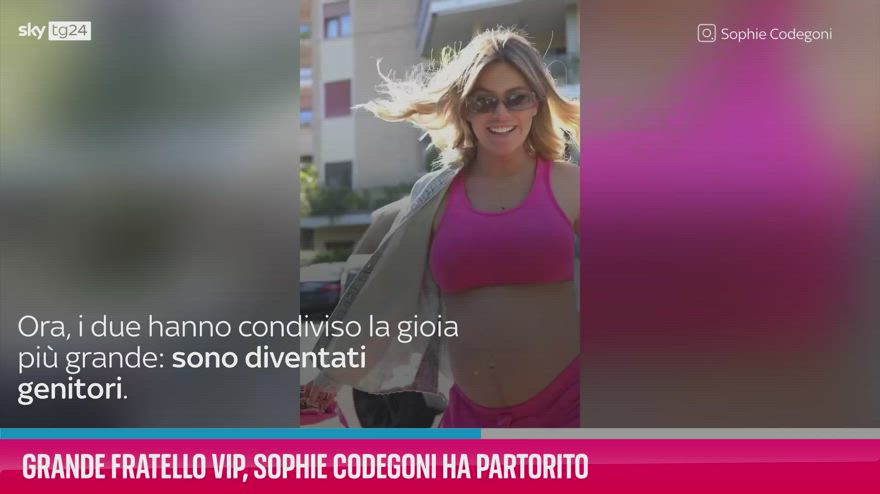 VIDEO Grande Fratello, Sophie Codegoni ha partorito