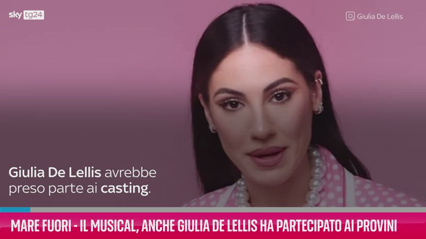 VIDEO Mare Fuori - Il musical, Giulia De Lellis ai provini