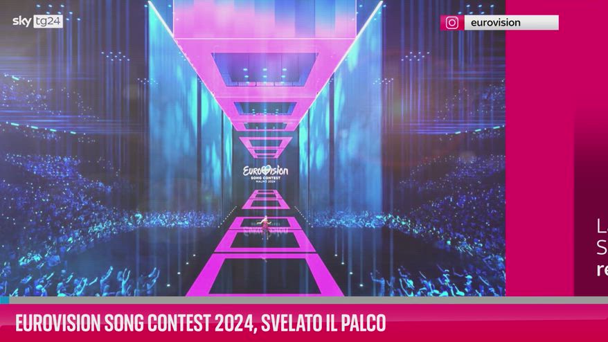 VIDEO Eurovision Song Contest 2024, svelato il palco