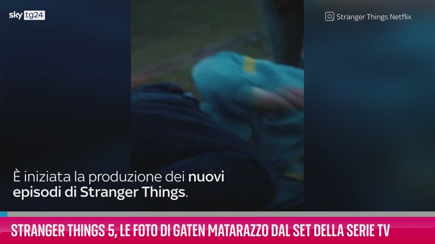 VIDEO Stranger Things 5, le foto di Gaten Matarazzo dal set