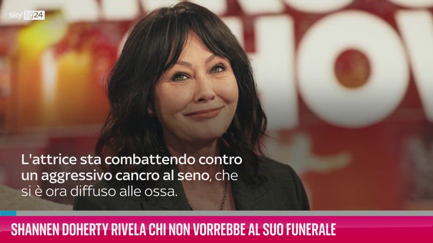 VIDEO Shannen Doherty rivela chi non vuole al suo funerale