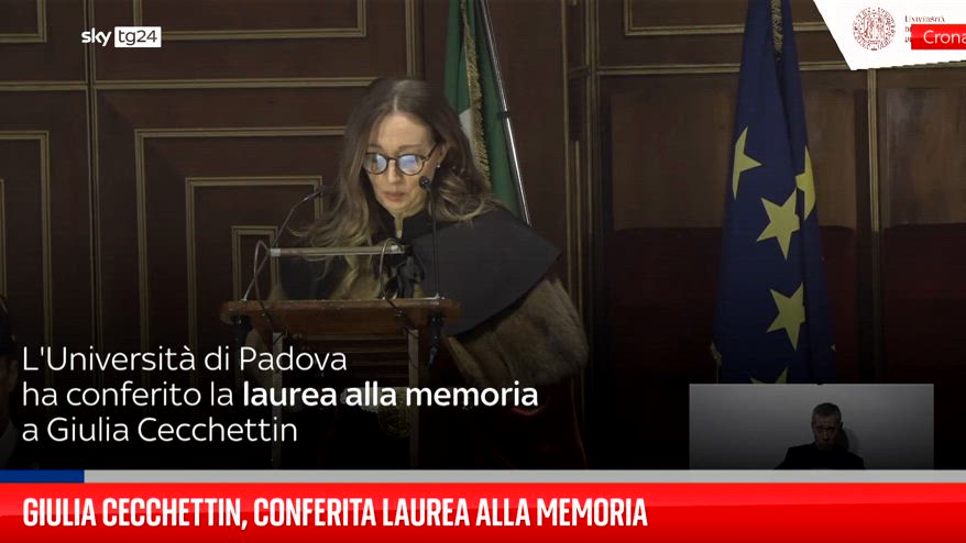 Università di Padova, laurea in memoria di Giulia Cecchettin