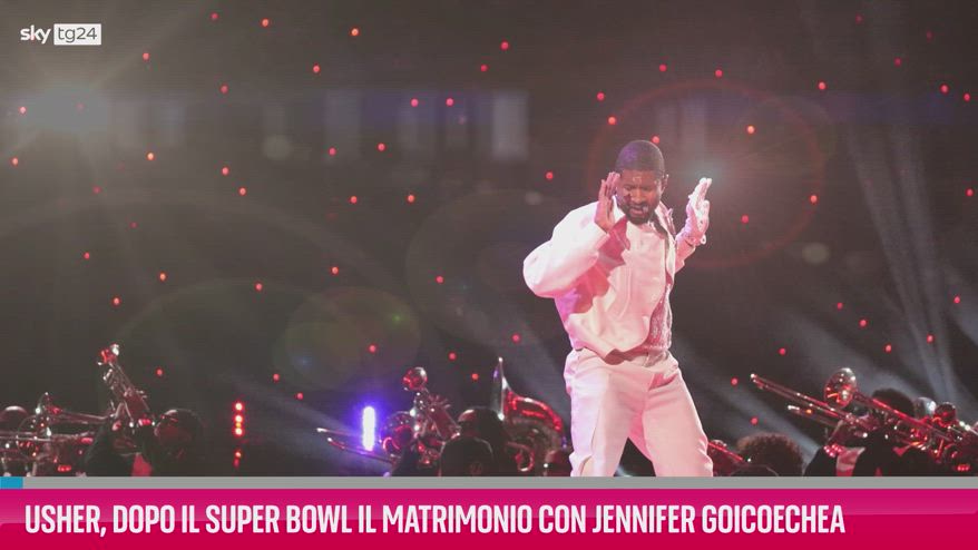 VIDEO Usher, dopo Super Bowl matrimonio a Las Vegas