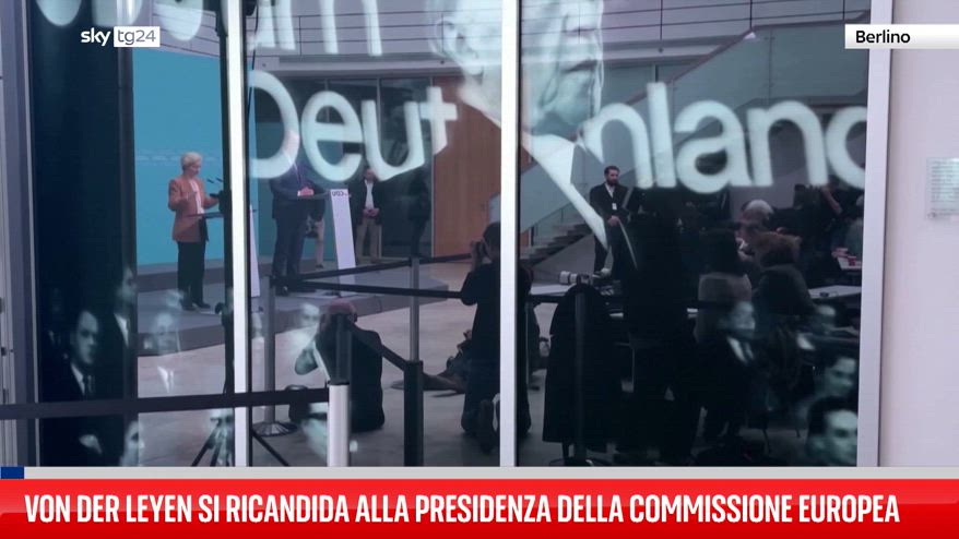 Von der Leyen si ricandida alla presidenza della Commissione Ue